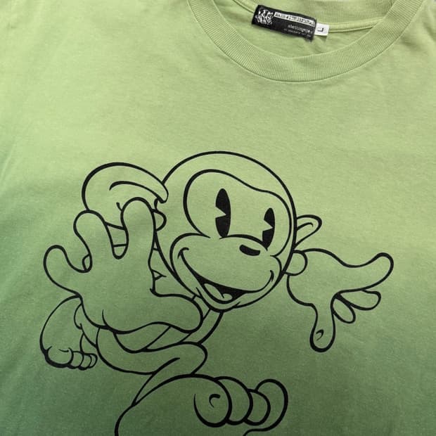 90s-00s 빈티지 베이프(BAPE) 그라데이션 싱글스티치 티셔츠