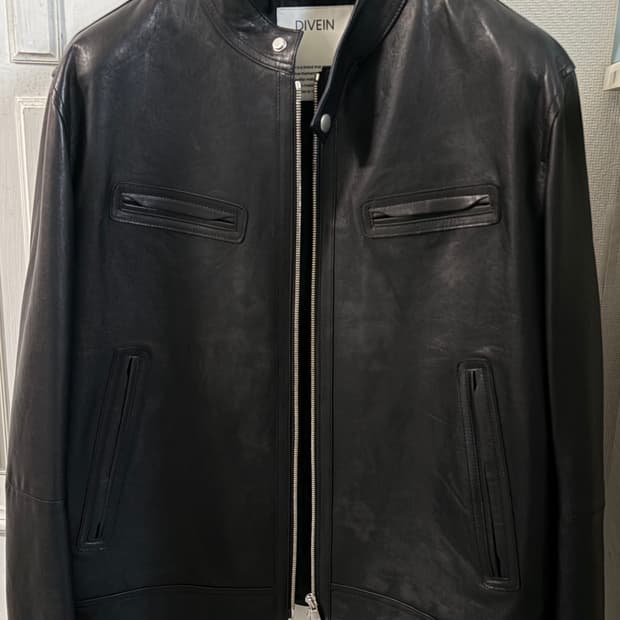 다이브인 루즈드 베지터블 레더 자켓
