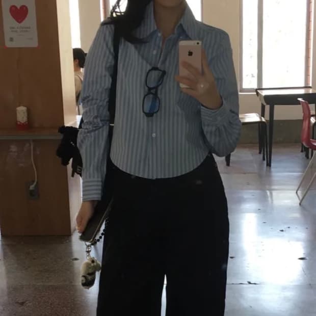 루미 스트라이프 셔츠