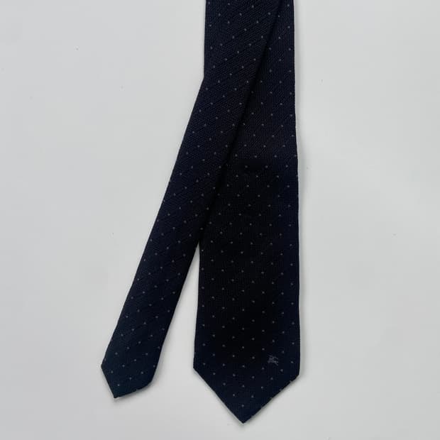 버버리 심플로고 명품 정품 블랙넥타이 (Burberrys)8.3cm