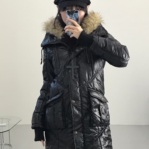 Dollyangela Poly Glossy Puffer Jackets