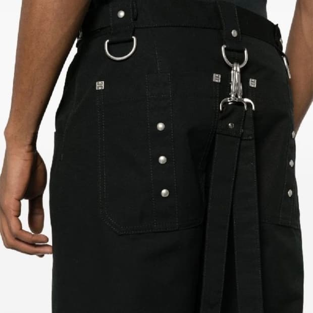 [48] 지방시 4G 로고 카고팬츠