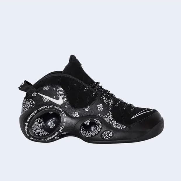 나이키 슈프림 에어 줌 플라이트 95sp 블랙