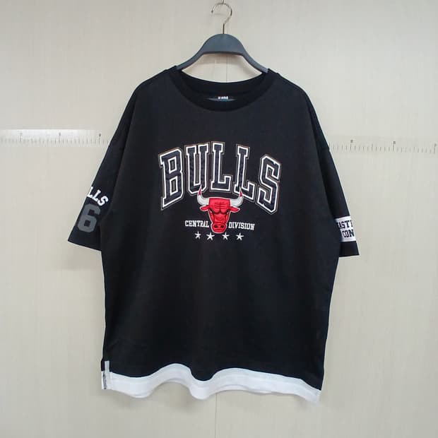 NBA 불스 반팔 티셔츠 블랙