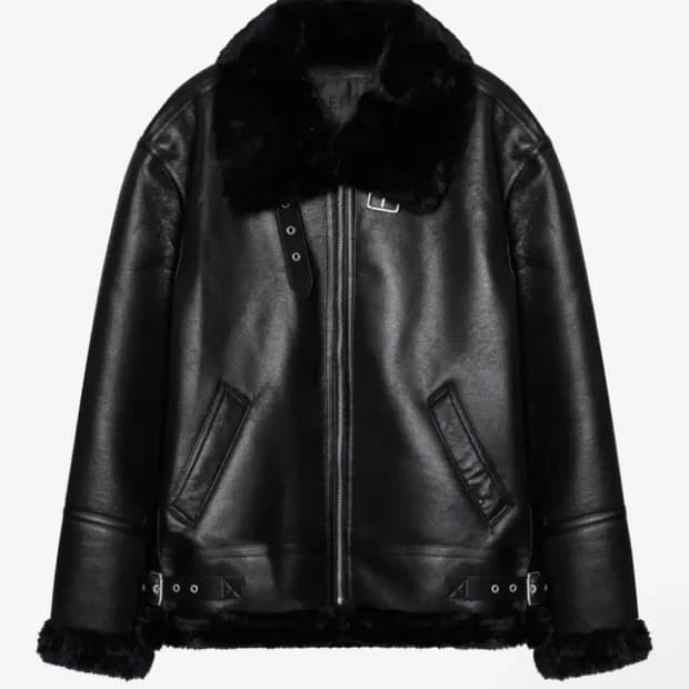 레프트서울 에비에이터 B-3 무스탕 자켓