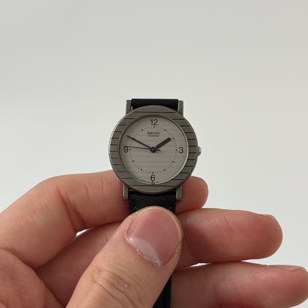 1980s Stripe Dial Ladies Quartz