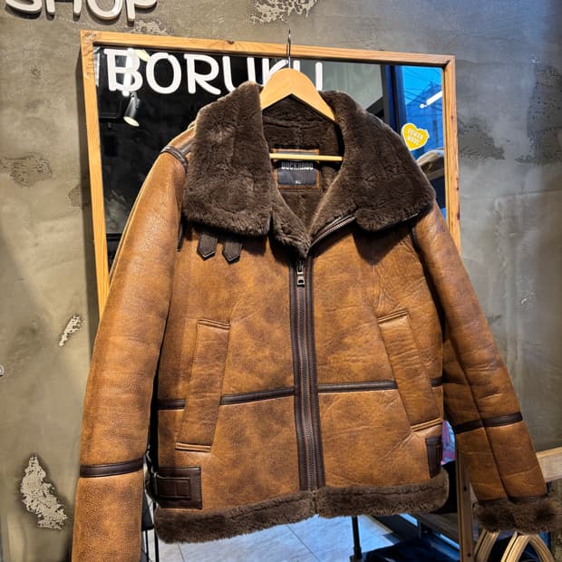 버커루 브라운 무스탕 XL