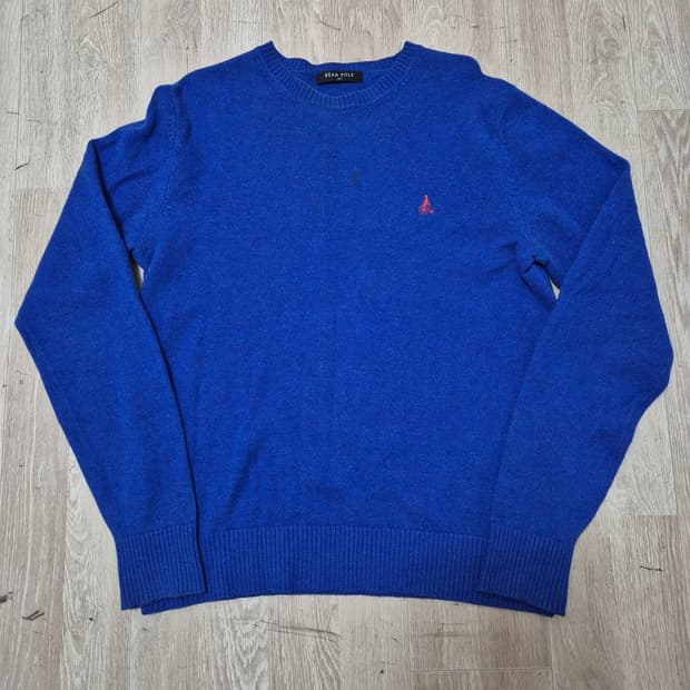 빈폴 스몰로고 라운드 니트 M(95)