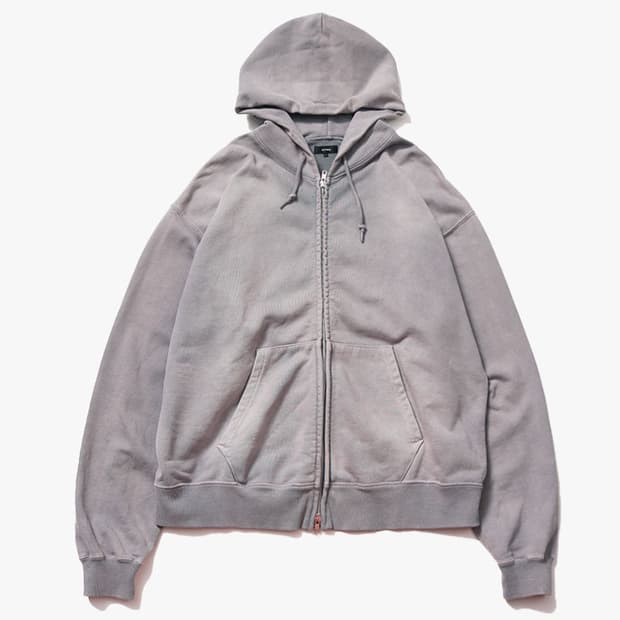 BEAMS - 25SS HEAVY COTTON FADE HOOD ZIP