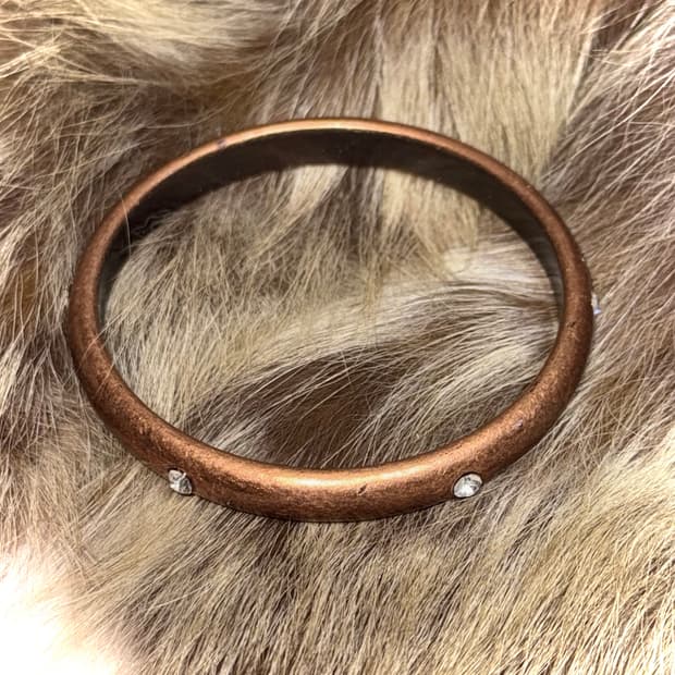 일본 갸루 브라운 큐빅 뱅글 