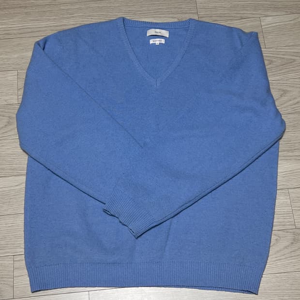 아워셀브스 우드비 라쿤 울 니트 3 블루 