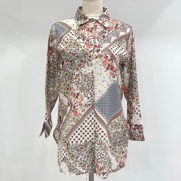 가이거 패치워크 롱 남방