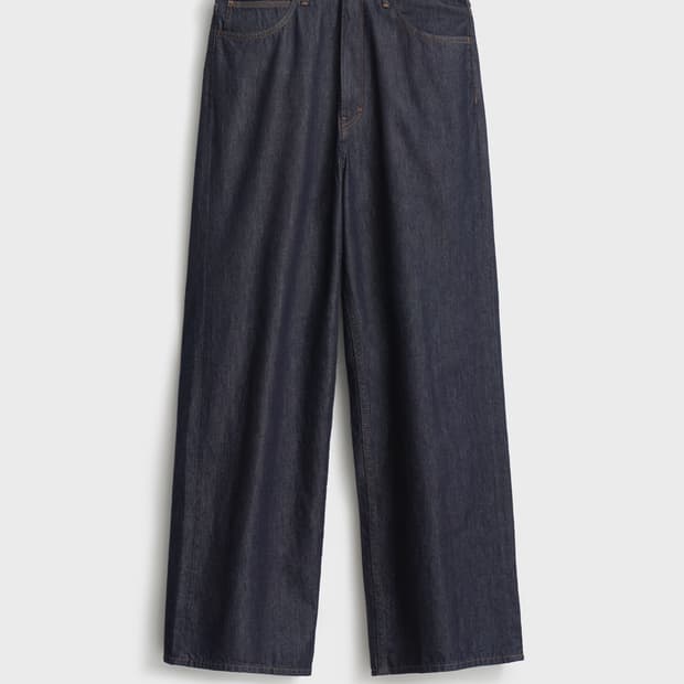 포터리 코튼 실크 와이드 데님 4