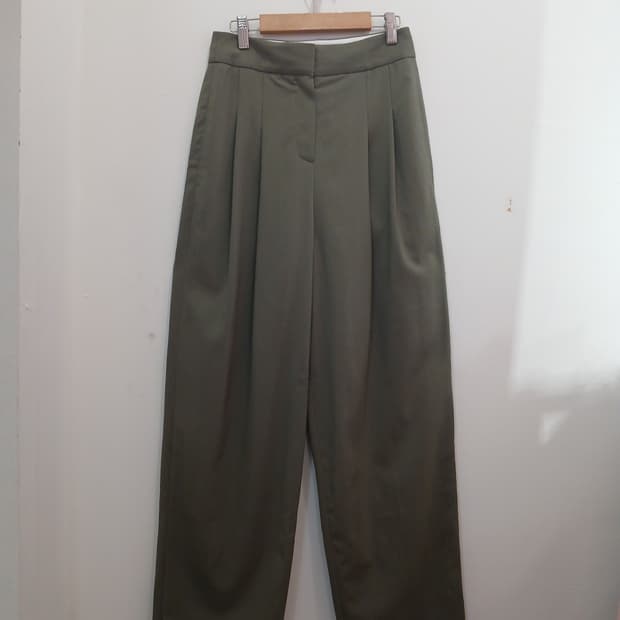 한섬랑방 와이드 슬랙스팬츠