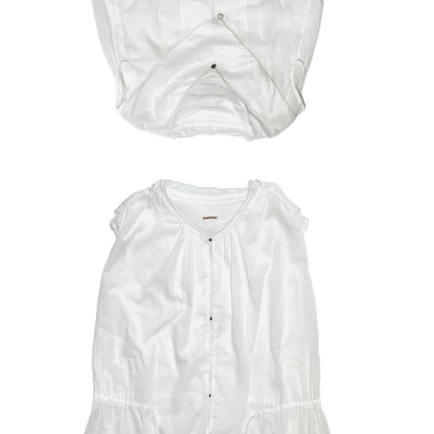 kapital sheer linen dress