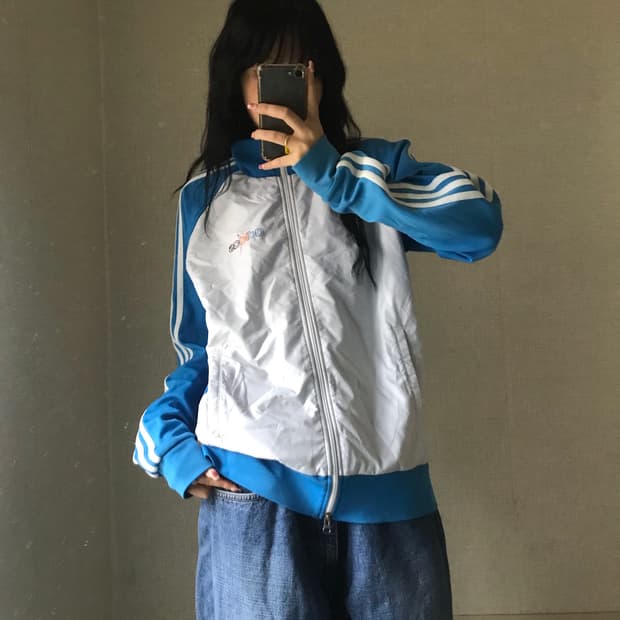 아디다스 나그랑 연하늘 져지