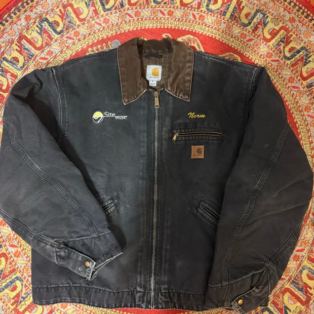 칼하트 빈티지 J97 디트로이트 자켓 blk xl