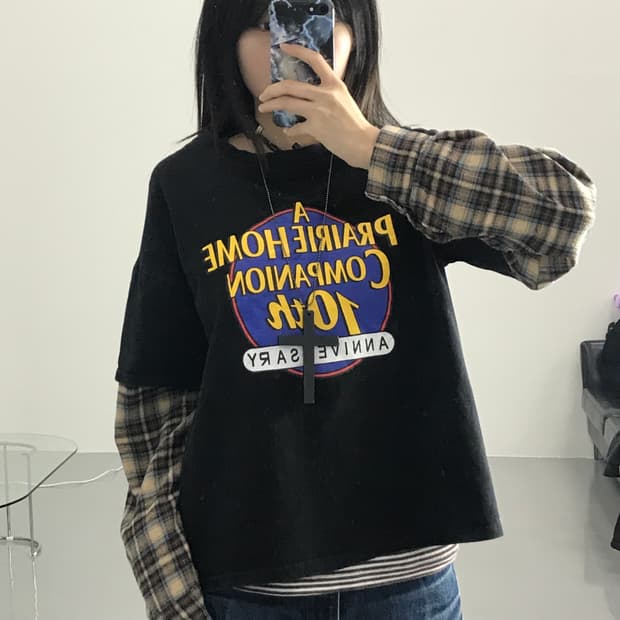 jpn 프린팅 롱슬리브