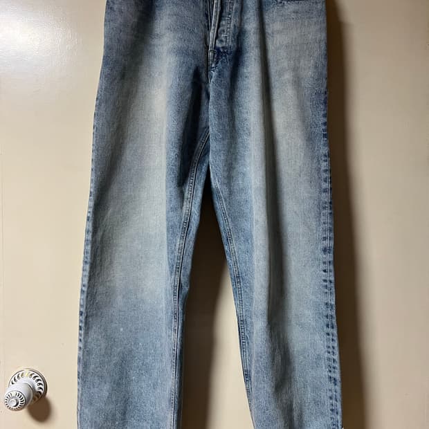 유니온블루 5pk 셀비지 데님 블리치 32