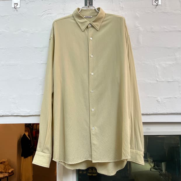 AURALEE 오라리 울 비옐라 셔츠 5