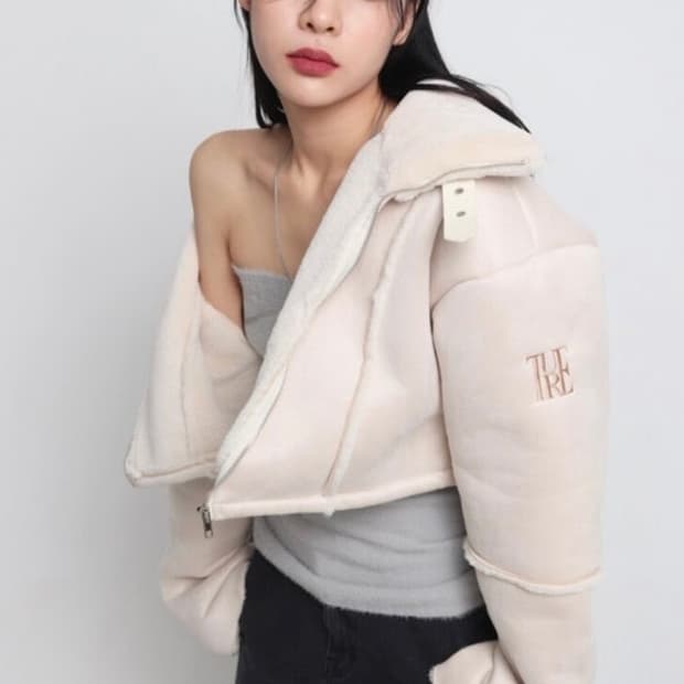 오브이 무스탕 베이지 ture 티유알이