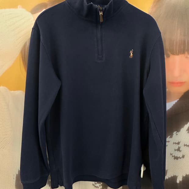 POLO 폴로 반집업니트