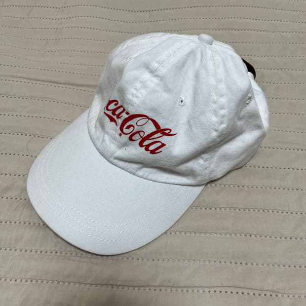 코카콜라 90s 화이트 캡