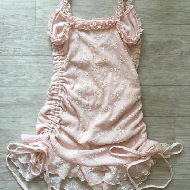 아오이유우 핀터깔 레이스 원피스