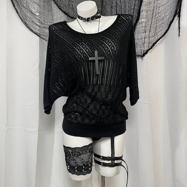black knit