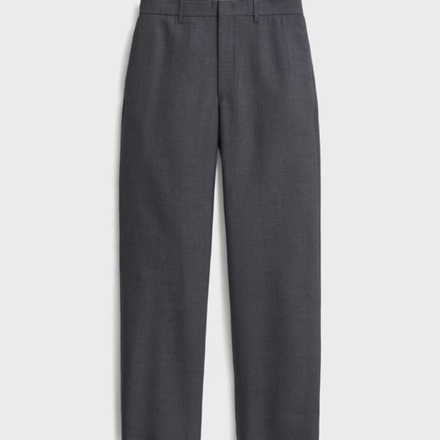 울 테이퍼드 팬츠