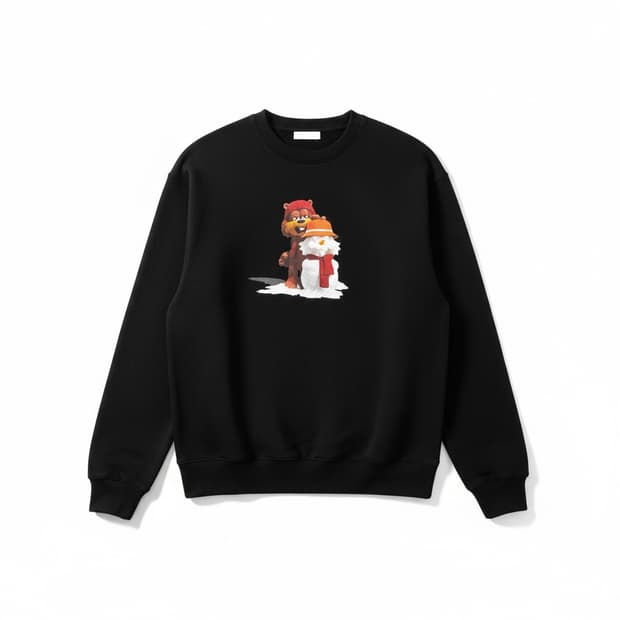 Balansa x BEAKER 맨투맨 블랙 M