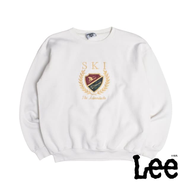 오리지널 90S LEE 리 USA 스키패치 맨투맨 스웻셔츠 L N0066