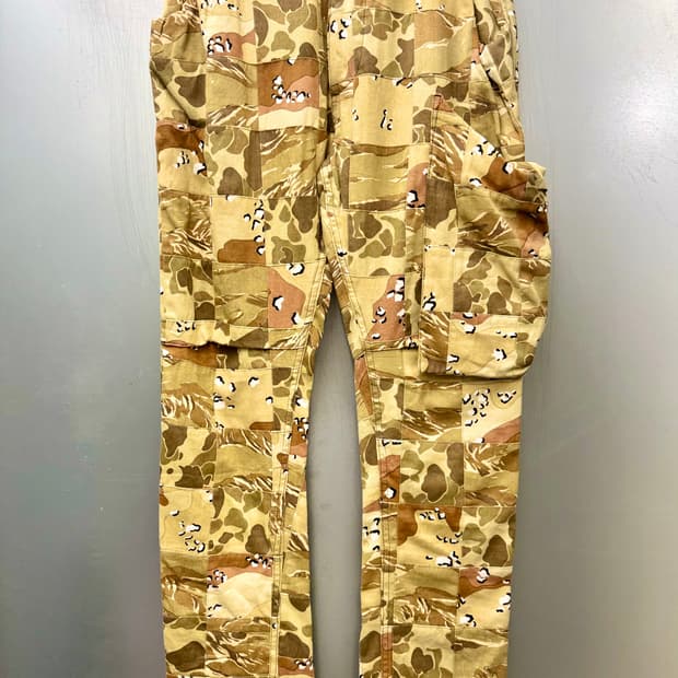 Vivienne Westwood 멀티페이시드 카모 패치워크 카고 팬츠