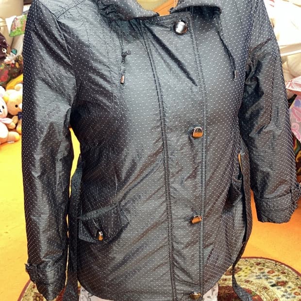 jpn 그레이 도트 패딩