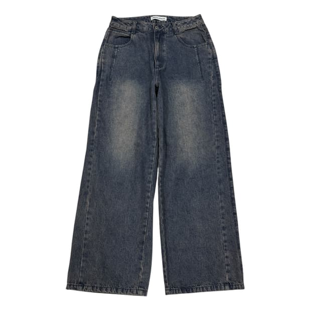 인사일런스 스티치드 데님팬츠 바지 S