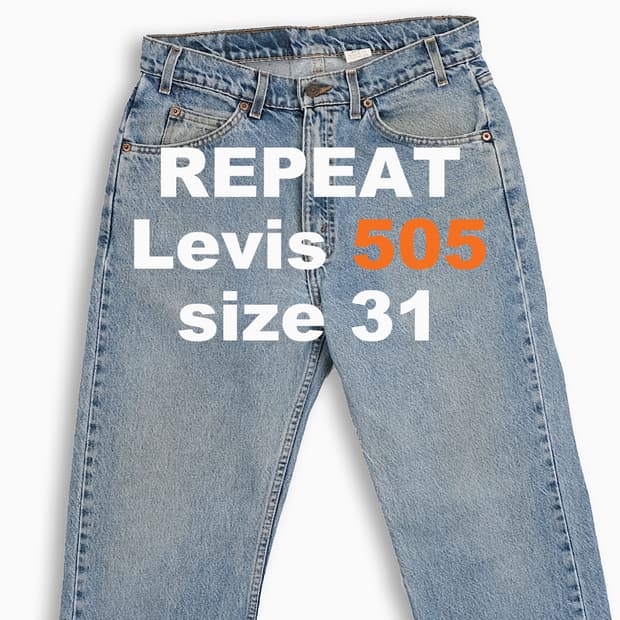 리바이스 505 오렌지탭 연청 90s 31인치 OR5053264