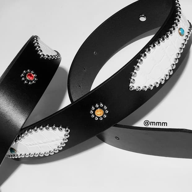 [Unisex] 잼스톤 빈티지 웨스턴 벨트