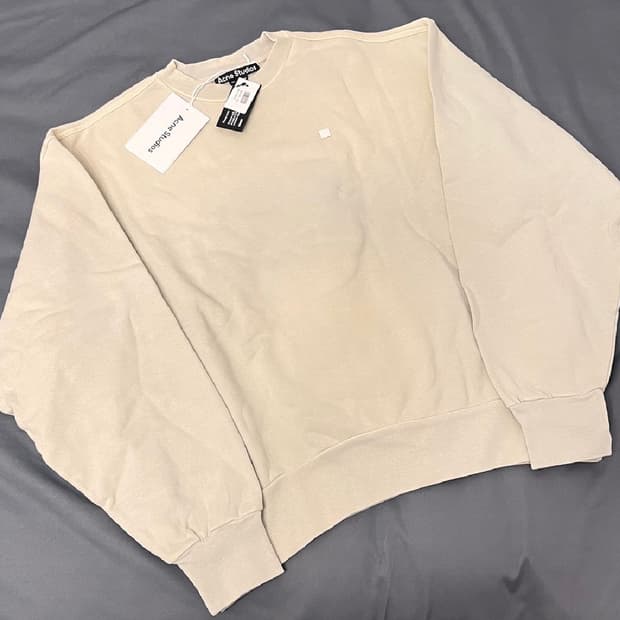 아크네스튜디오 FIAH 피아 이모지 스웻셔츠 더스티 그린 M