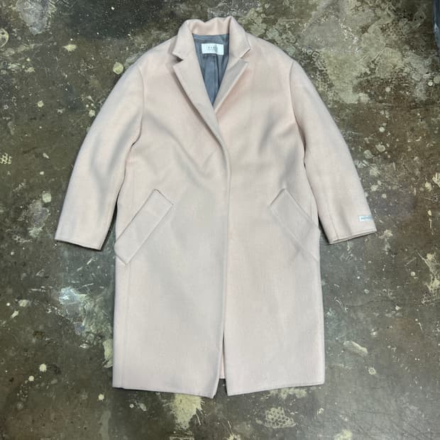 55) TIME 타임 한섬 앙고라 모직 코트