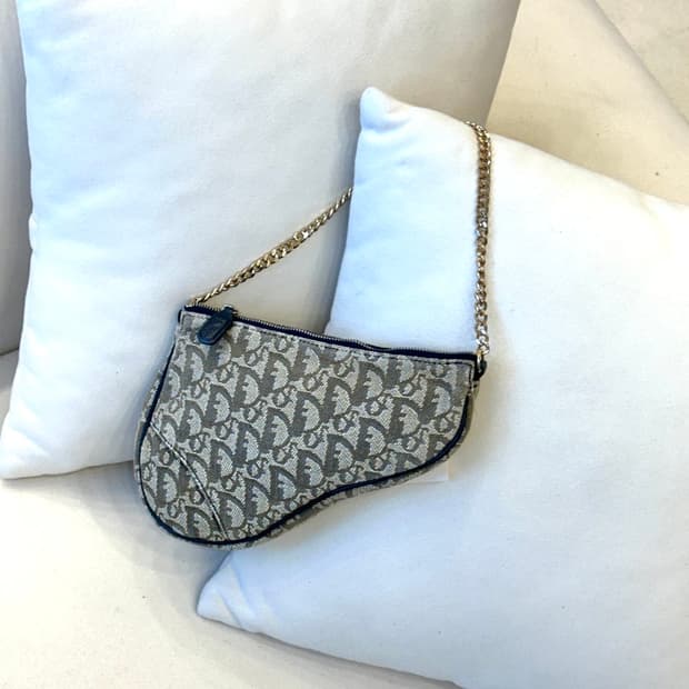 디올 오블리크 새들백 (정품)