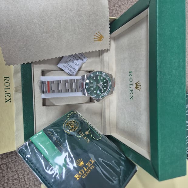 롤렉스 서브마리너 오토매틱 초록헐크 풀구성 사용×