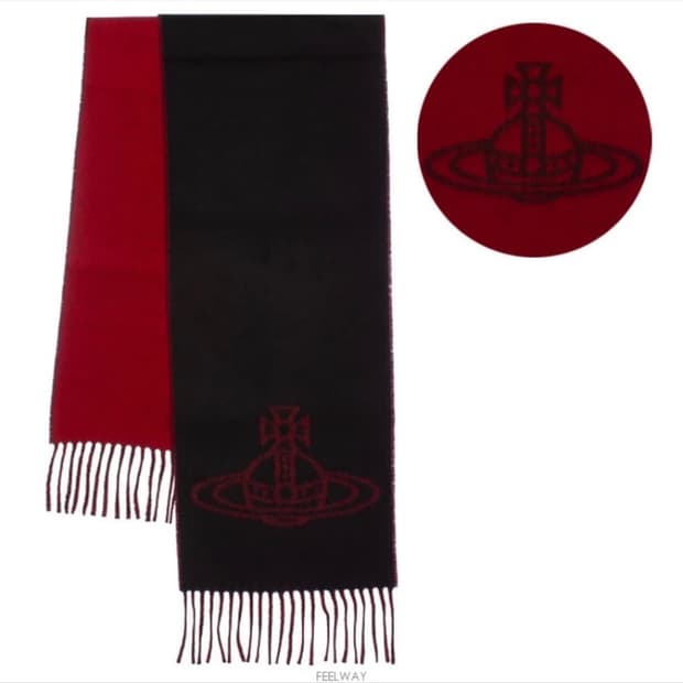 비비안웨스트우드 더블페이스 머플러