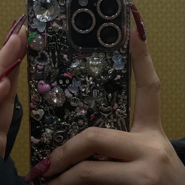 큐빅 폰케이스 맞춤제작