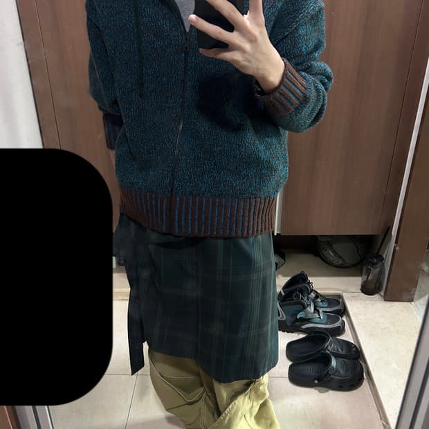 유니클로 마르니 후드 니트집업 m