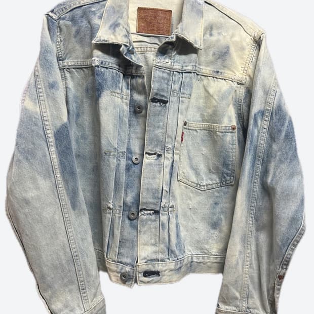 Levis 희귀 컬러 데님 자켓