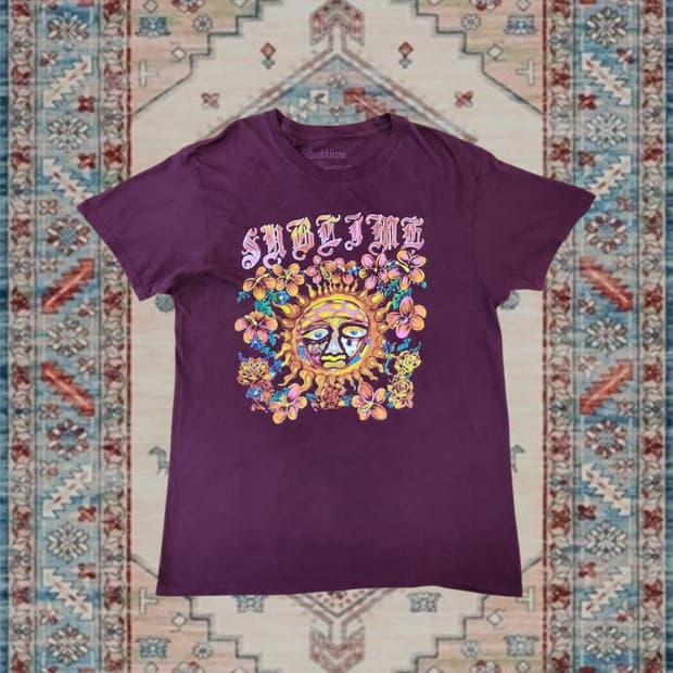 Sublime 서블라임 90s 태양 그래픽 반팔 티셔츠 XL