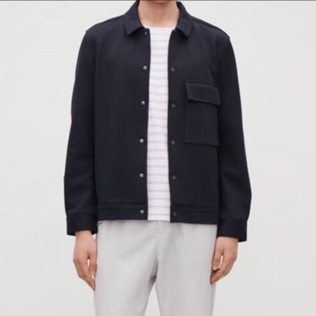 Cos 트윌 자켓 블랙 M사이즈