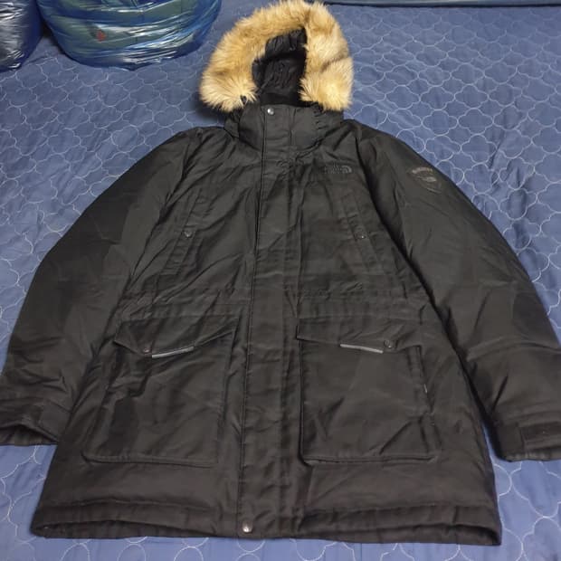 노스페이스 맥머드  덕다운 개파카 블랙 (L)