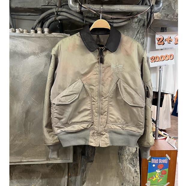 알파인더스트리 CWU-45P 플라이트 자켓 L #csz3960 