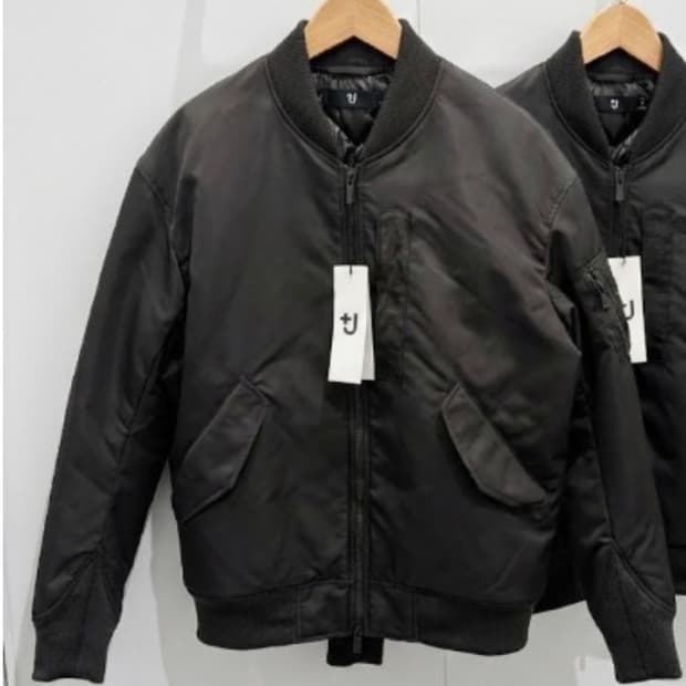 유니클로 질샌더 ma-1  블랙 L